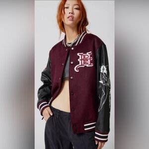 Urban Outfitters Ed Hardy Death or Glory Varsity Jacket NWOT Size XL